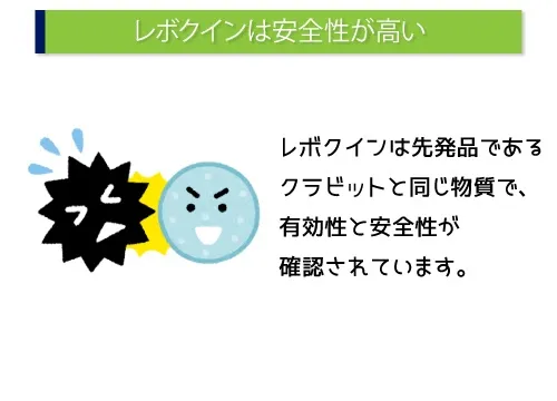 レボクインは安全性が高い