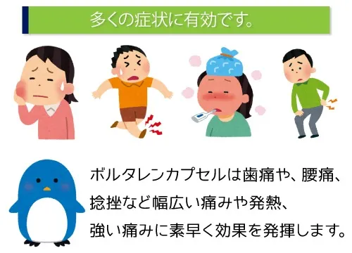 多くの症状に有効です。