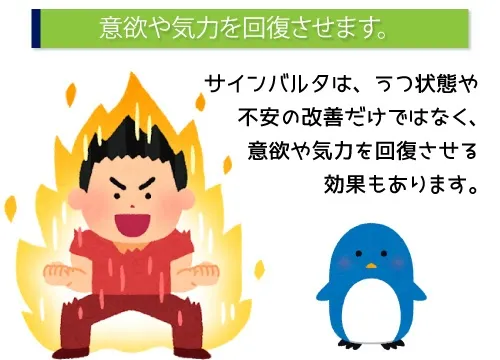 意欲や気力を回復させます。