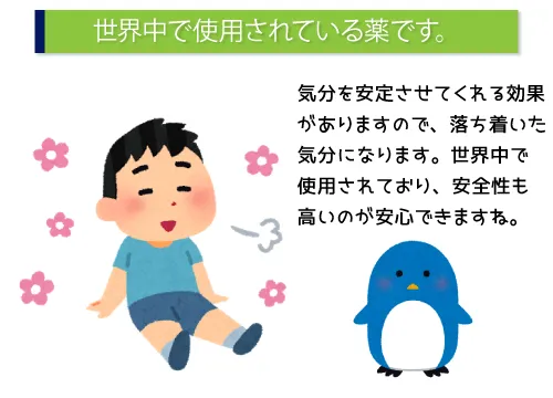 世界中で使用されている薬です。